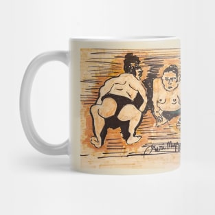 Sumo Wrestling Mug